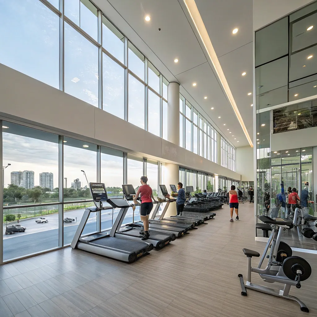 Modern fitness facility at PHORINTH